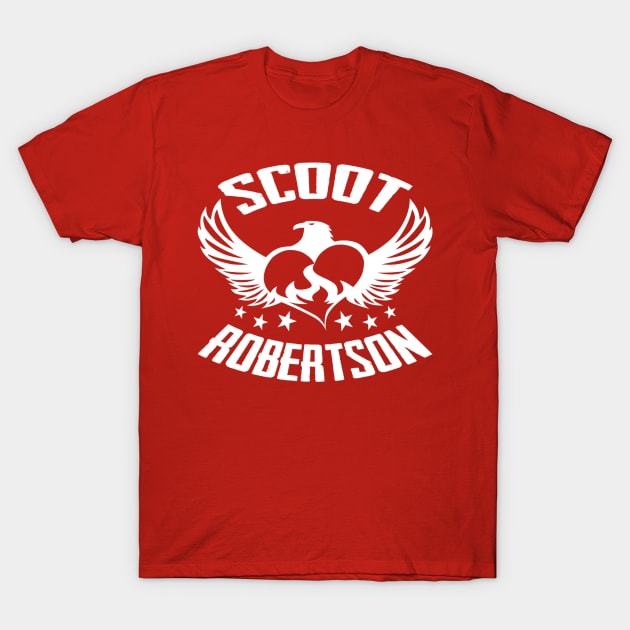 Scoot Robertson Eagle Heart T-Shirt by Scoot